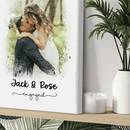 Καμβάς εφέ Νερομπογιές 35×50 cm - canvasframe