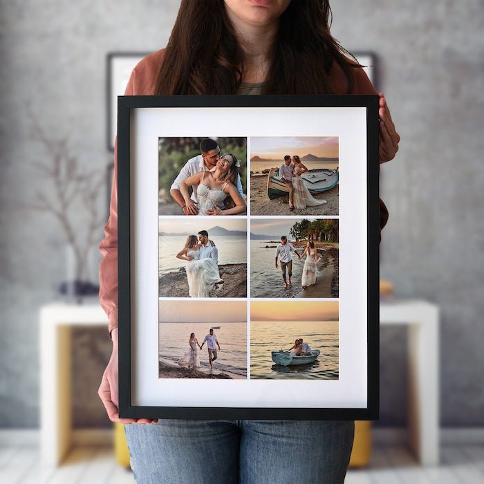 Κορνίζα με 6 φωτογρφίες κάθετη 40χ50 cm - canvasframe