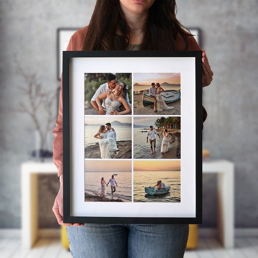 Κορνίζα με 6 φωτογρφίες κάθετη 40χ50 cm - canvasframe