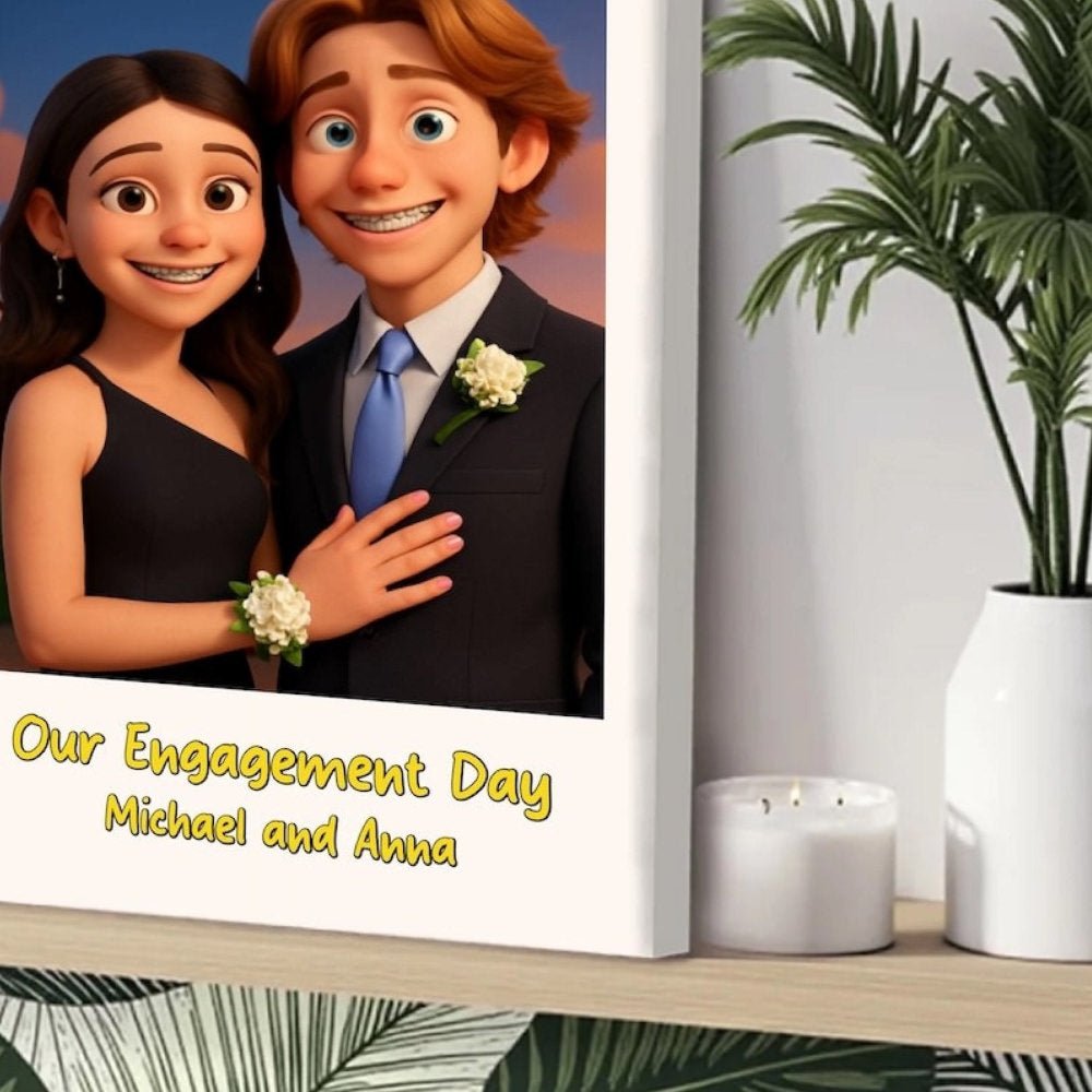 Προσωποποιημένος Καμβάς 35×50 cm – Pixar Comic Style - canvasframe