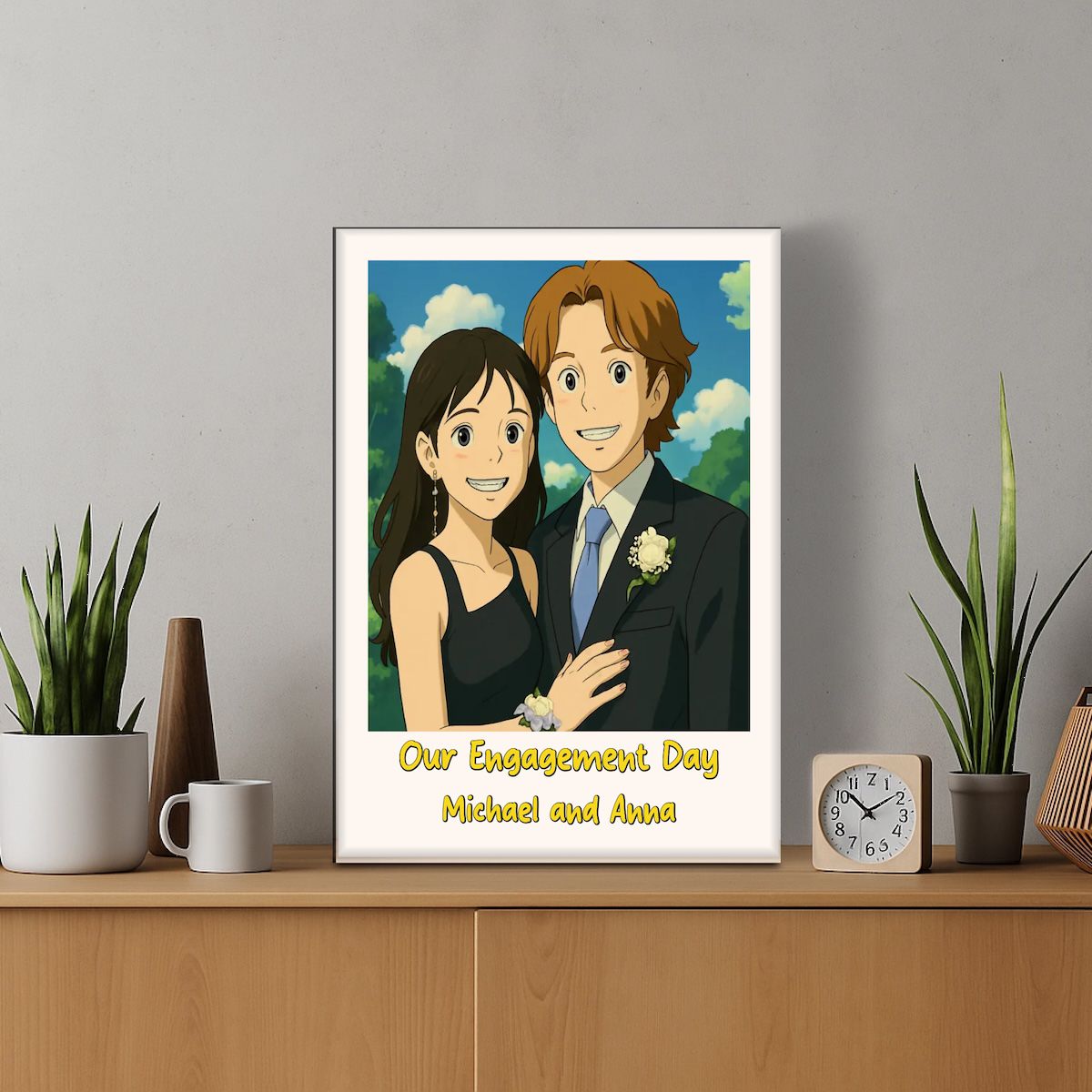 Καμβάς Ghibli Style 35x50 cm – Μεταμόρφωσε τη Φωτογραφία σου σε Έργο Τέχνης - canvasframe