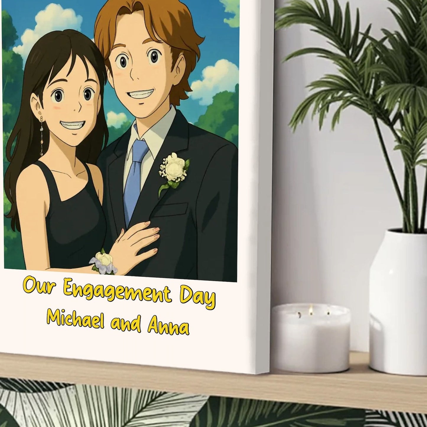 Καμβάς Ghibli Style 35x50 cm – Μεταμόρφωσε τη Φωτογραφία σου σε Έργο Τέχνης - canvasframe