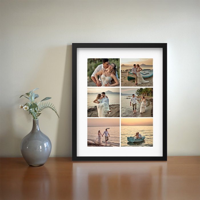 Κορνίζα με 6 φωτογρφίες κάθετη 40χ50 cm - canvasframe