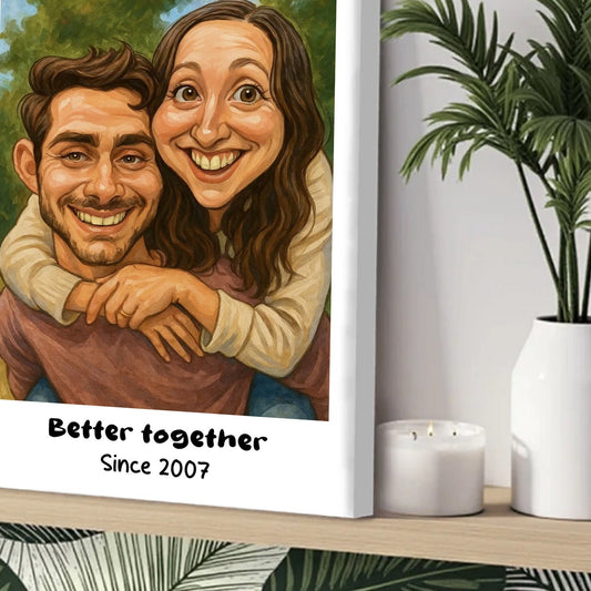 Προσωποποιημένος Καμβάς 35×50 εκ. – Κάρικατούρα σε καρτουνίστικο στυλ - canvasframe