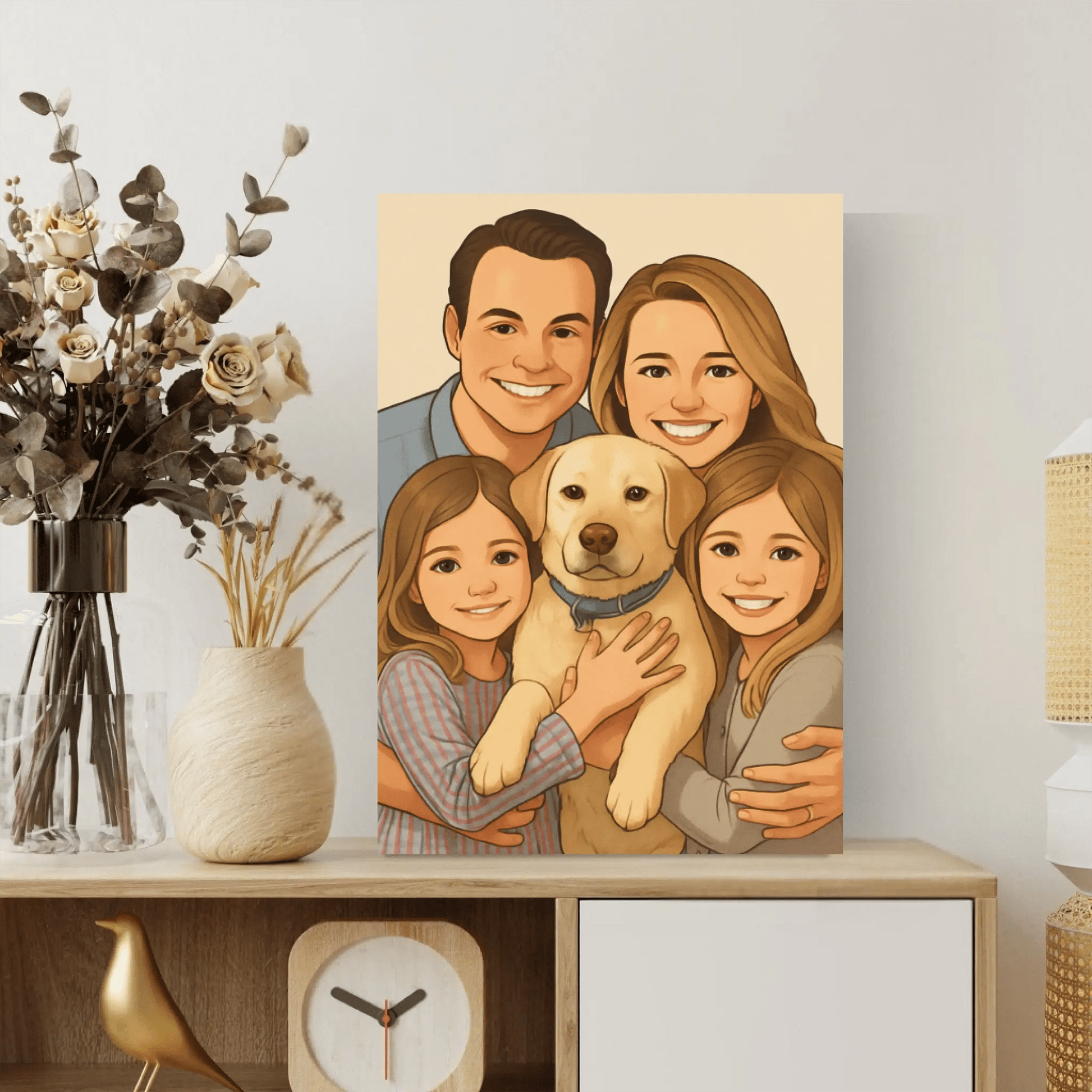 Προσωποποιημένος Καμβάς 35×50 εκ. - Ζωγραφισμένο Πορτρέτο - canvasframe