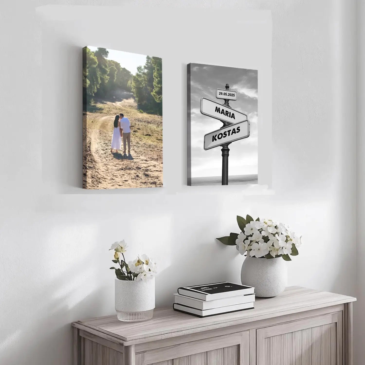 Σετ 2 Καμβάδων 24x35 cm για ζευγάρι - canvasframe