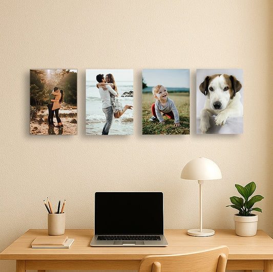 Σετ 4 Καμβάδων 24x35 cm – Με Δικές σας Φωτογραφίες - canvasframe