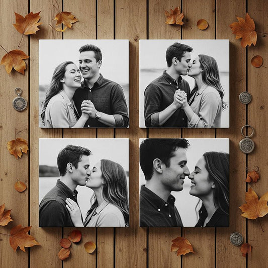 Σύνθεση τοίχου 4 καμβάδων 35X35 cm - canvasframe